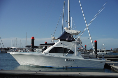 Our new bigger boat takes up to 
8 anglers on day trips